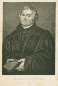 Martin Luther, Lithographie von James Weber (ca. 1824-86), ca. 1850