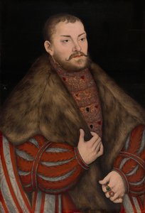 Porträt von Joachim II., Kurfürst von Brandenburg von Lucas Cranach the Elder