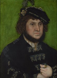 Porträt von Johann von Sachsen 1468-1532, 1509 von Lucas Cranach the Elder