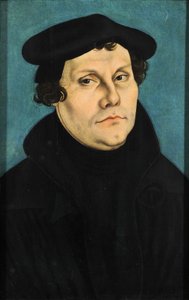 Porträt von Martin Luther von Lucas Cranach the Elder
