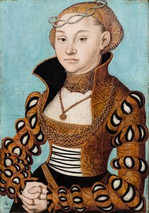Porträt der Prinzessin Maria von Sachsen von Lucas Cranach the Elder