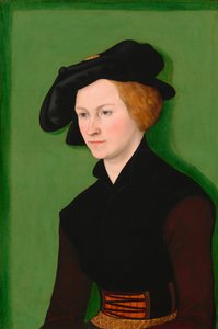 Porträt einer Frau, 1522 von Lucas Cranach the Elder