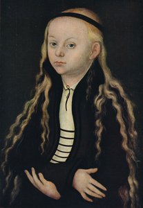 Porträt eines jungen Mädchens, 16. Jahrhundert, 1939 von Lucas Cranach the Elder