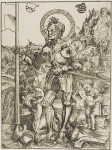 Heiliger Georg stehend von Lucas Cranach the Elder