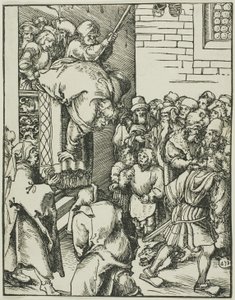 Heiliger Jakobus der Jüngere, Das Martyrium der Apostel von Lucas Cranach the Elder