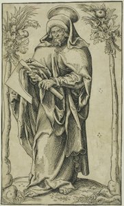 Heiliger Matthias, aus Christus, die Apostel und Heiliger Paulus von Lucas Cranach the Elder