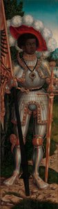 Der heilige Mauritius, ca. 1520-25 von Lucas Cranach the Elder