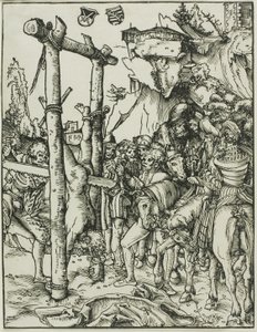 Heiliger Simon, aus Das Martyrium der Apostel von Lucas Cranach the Elder