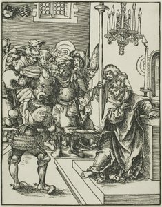 Heiliger Thomas, aus Das Martyrium der Apostel von Lucas Cranach the Elder