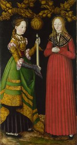 Heilige Genoveva und Apollonia, 1506