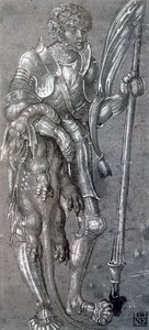 St. Georg, um 1504-1553 von Lucas Cranach the Elder