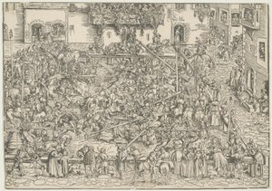 Das erste Turnier von Lucas Cranach the Elder