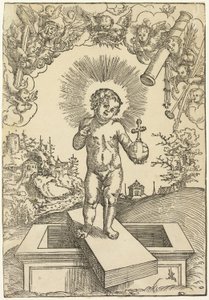 Das Jesuskind als Erlöser von Lucas Cranach the Elder