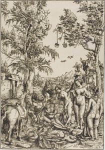 Das Urteil des Paris von Lucas Cranach the Elder