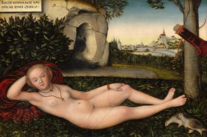Die Nymphe der Quelle von Lucas Cranach the Elder