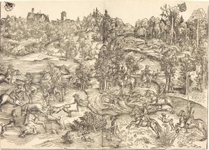 Die Hirschjagd von Lucas Cranach the Elder