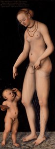 Venus mit Amor als Honigdieb von Lucas Cranach the Elder