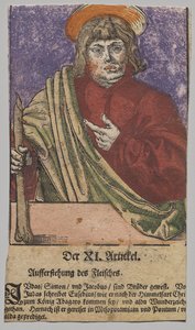 Jude aus Christus, die Apostel und Paulus von Lucas Cranach the Elder, After