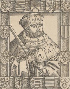Kopie von Johann Friedrich dem Großmütigen in Kurfürstenroben von Lucas Cranach the Younger  