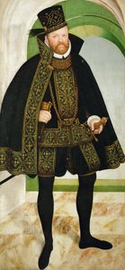 Porträt von Augustus, Kurfürst von Sachsen von Lucas Cranach the Younger