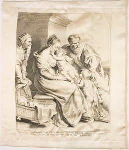 Die Heilige Familie mit Johannes und Elisabeth