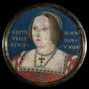 Porträt von Königin Katharina von Aragon 1485-1536, um 1525