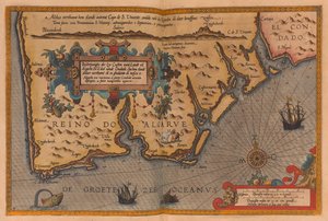 Übergroßer Atlas mit dem Titel 