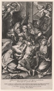 Pietà mit Engeln (Abnahme vom Kreuz) von Lucas Kilian