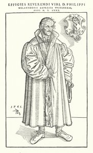Philipp Melanchthon, deutscher protestantischer Reformator von Lucas The Younger (after) Cranach