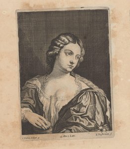 Porträt einer jungen Frau (Violante) von Lucas Vorsterman (II)