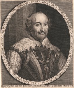 Excellentissimus Dominus, D. Joannes, Comes Nassouiæ, Cattinelli Boci, vianden Dietz & c. Eques Aurei Vellieris. S.Ma. Cæs. Mareschallus Cath. Reg. in Belgio Equitum Generalis & c. von Lucas Vorsterman
