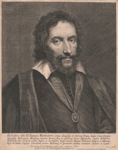 Illustrissimus Dñs D. Thomas Howardus, Comes Arundeliæ et Surreiæ, Primus Angliæ Comes, Dominus Howardi, Maltrauers, Mowbray, Segraue, Breus, Clum et Osestriæ, Comes Marescallus Angliæ, Nobilissimi Periscelidis Siue Gartery ordinis Eques, et Serenissimo Re von Lucas Vorsterman