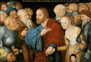 Christus und die Ehebrecherin, ca. 1520-50