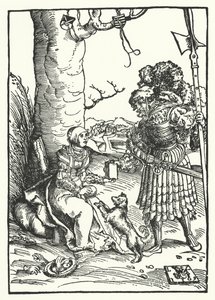 David und Abigail von Lucas the Elder (after) Cranach