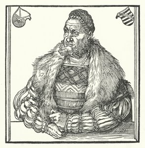 Friedrich III., Kurfürst von Sachsen von Lucas the Elder (after) Cranach