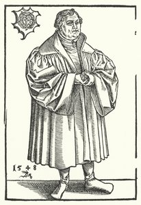 Der deutsche protestantische Reformator Martin Luther im späteren Leben