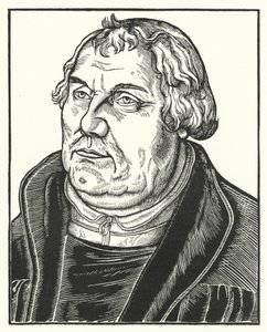 Porträt des deutschen protestantischen Reformators Martin Luther im späteren Leben