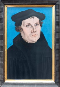 Porträts von Martin Luther von Lucas the Elder (workshop of) Cranach