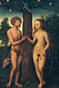 Adam und Eva von Lucas the Elder Cranach