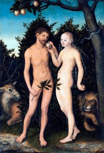 Adam und Eva im Paradies