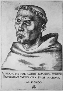 Martin Luther von Lucas the Elder Cranach