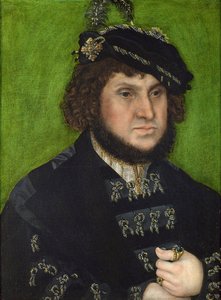 Porträt von Johann von Sachsen von Lucas the Elder Cranach