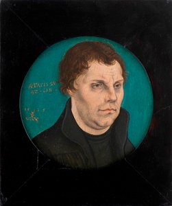 Porträt von Martin Luther (1483-1546) von Lucas the Elder Cranach
