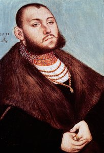 Porträt von Friedrich von Sachsen von Lucas the Elder Cranach