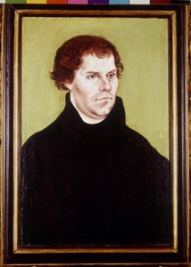Porträt von Martin Luther (1483 - 1546), Gemälde von Carnach