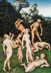 Primitive Menschen von Lucas the Elder Cranach