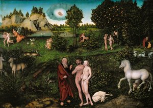 Paradies von Lucas the Elder Cranach