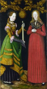 Die Heiligen Genoveva und Apollonia