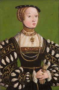 Elisabeth von Österreich (1526–1545), ca. 1551 von Lucas the Younger (school of) Cranach