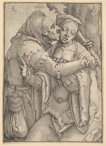 Ein Narr und eine Frau von Lucas van Leyden